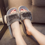 Faux Fur Flops